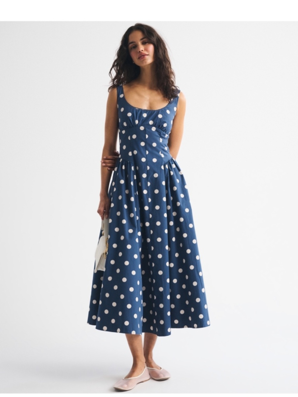 New! Abercrombie & fitch bra free Dylan midi dress - Picture 2 of 6